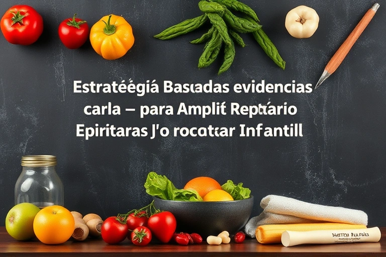 Conceitos visuais relacionados a Estratégias Baseadas em Evidências para Ampliar o Repertório Alimentar Infantil