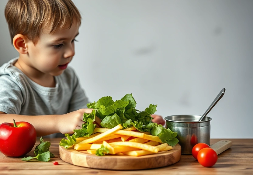 Representação visual: Como Apoiar a Criança com Seletividade Alimentar Sem Gerar Culpa ou Pressão 👶🥦