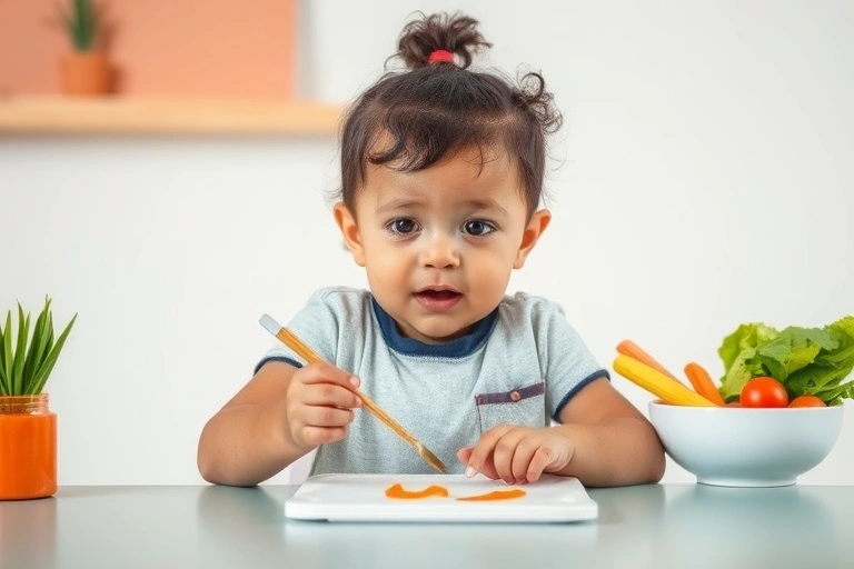 Conceitos visuais relacionados a Seletividade Alimentar Infantil: Fases Normais ou Sinal de Problema?