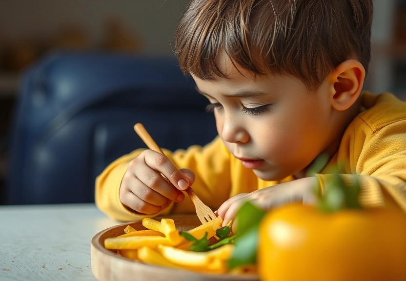 Representação visual: Textura, Cor e Cheiro: Por Que Algumas Crianças Rejeitam Alimentos