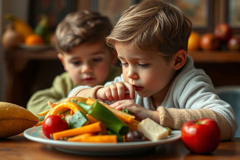 Conceitos visuais relacionados a Textura, Cor e Cheiro: Por Que Algumas Crianças Rejeitam Alimentos