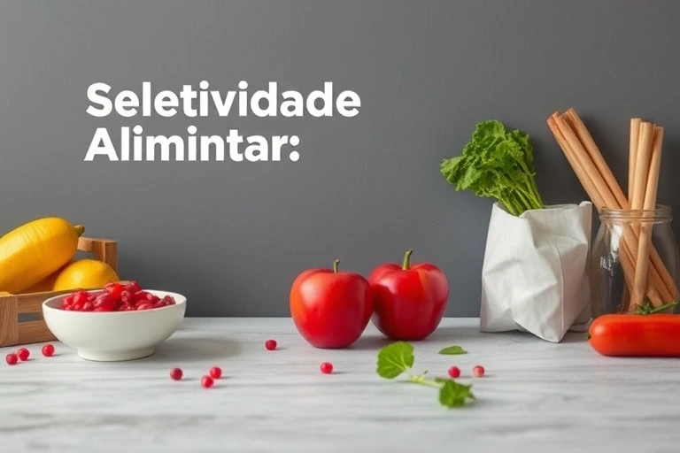 Conceitos visuais relacionados a Seletividade Alimentar Infantil e o Impacto na Saúde Nutricional