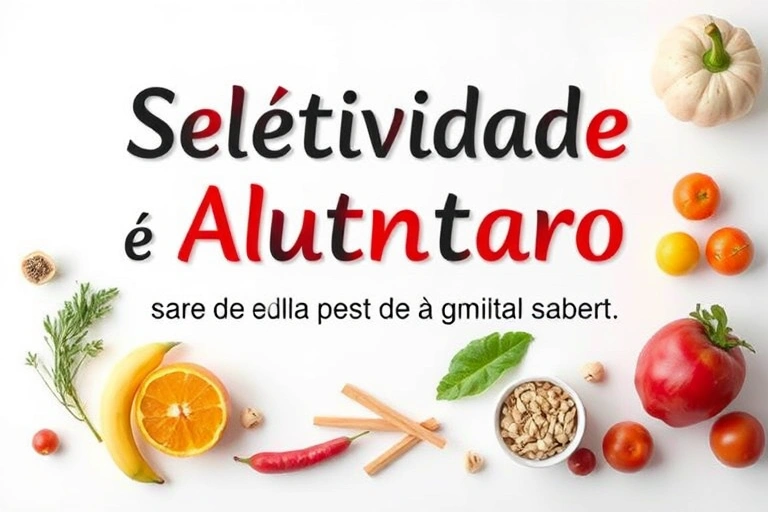 Conceitos visuais relacionados a Seletividade Alimentar e Autismo: O Que os Pais Precisam Saber